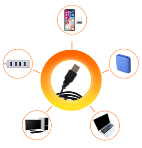 Yeni varış 16 renk RGB gün batımı zemin LED lamba USB Plug-in gökkuşağı romantik görsel için LED ışık standı yatak odası oturma odası - Product Image 3