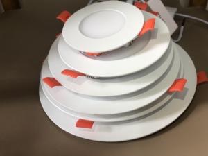 แผงไฟ LED แบบโมเดิร์นแผงเพดานกลม3W ถึง24W ไฟ220V - Product Image 3