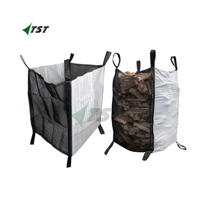 Ihre speezialisten Fur <span class=keywords><strong>asbest</strong></span> กระเป๋าตาข่ายฟืนถุงตาข่าย1000L สำหรับบรรจุฟืนผ้าทอที่ทนทานพร้อมห่วง - Product Image 2