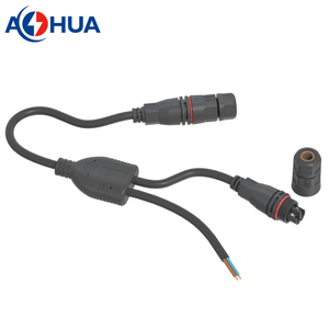 Y <strong>Splitter</strong> Wire Harness 2 <strong>3</strong> 4 PIN Parallel Power Cable <strong>1</strong> <strong>Input</strong> 2 <strong>Output</strong> Waterproof Connector - Product Image 2