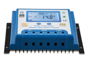PWM контроллер солнечного заряда 10A 20A 12V 24V автоматический контроллер солнечного заряда с ЖК-дисплеем - Product Image 4