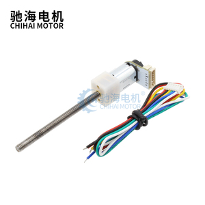 赤海电机CHF-GM12-N20VA 12毫米M4螺杆轴DC 3V 6V 12V 7PPR编码器N20电机