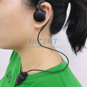 C Shape C Earpiece Wired Earphone Ear Hook Headset for CLP446e CLP-446e CLPe Series Radio - Product Image 5