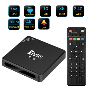 TV98S905インターネットSTBPRO SMART TV BOX 4K、Android 12 WiFiサポートクアッドコアアームCortex-a53を搭載 - Product Image 6