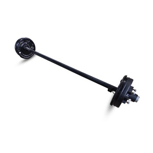 工厂定制3t 4t 5t带制动器的箱式拖车桥 - Product Image 1