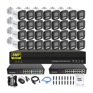 36ch Nvr 32pcs Poe Cctv Camera <strong>System</strong> 4K 8MP Poe IP Camera 25FPS Nvr Dvr 4K Camera <strong>Systems</strong> Vehicle Detection Humanoid Detection - Product Image 1
