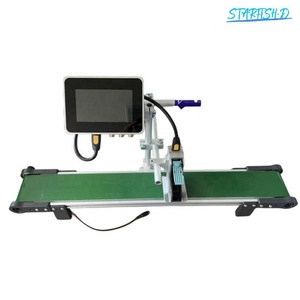 Data di produzione di vendita calda macchina da stampa industriale stampante a getto d'inchiostro data e codice Batch macchina da stampa con nastro trasportatore - Product Image 4