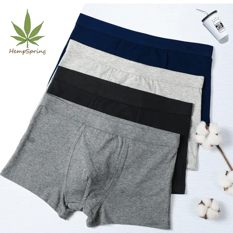 Caleçons en chanvre caleçons en chanvre caleçons pour hommes boxeurs écologiques pour hommes caleçons en chanvre/coton biologique sous-vêtements caleçons pour hommes