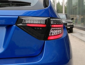 适合斯巴鲁WRX掀背车 08-13 所有LED尾灯，LED动态指标SN红色反射器SN - Product Image 3