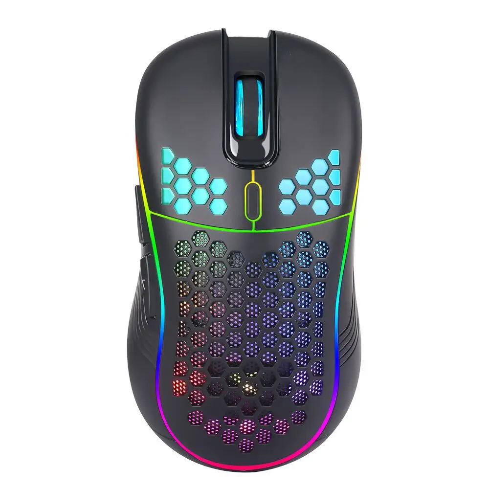 OEM Ergonomic 3200 DPI Wired Gaming Mouse Ergonomic USB Computer Mouse Breathing 6D/7D Design RGB 7-Round Lights Gaming Wireless