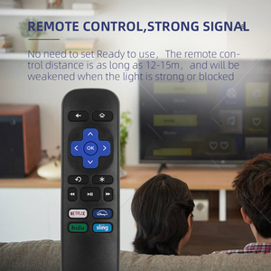 Universal 4K HDR Roku Streaming <strong>Remote</strong> with Netflix Hulu VUDU Shortcuts and Voice Control - High-Quality Portable Device for Sma - Product Image 2