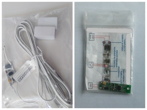 Placa de circuito impreso con sensor pir/ir, pcb para control de luz led
