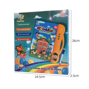 Máquina de aprendizaje del idioma español Educación temprana Lectura E-book Juguetes Aprendizaje de idiomas Máquina de libros electrónicos para niños - Product Image 6