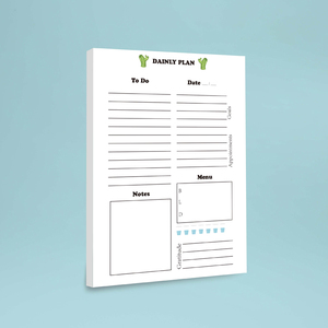 Wholesale Custom A5 Daily <strong>Notepad</strong> Planner <strong>Memo</strong> Pad Notes to Do List - Product Image 3