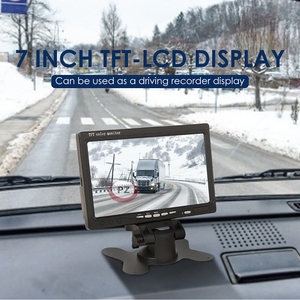 Tractor Lorry IR Rear View Reversing Camera and 7&quot; LCD Backup <strong>Monitor</strong> Kit 1080P 8 LED Night Vision HD Auto Parking <strong>Monitor</strong> - Product Image 3