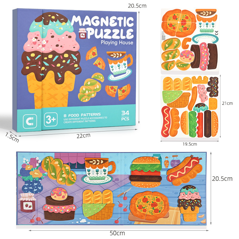 Livre de puzzles YF-3D (Desserts)