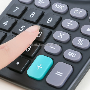 Calculadora solar de 12 dígitos con logotipo de impresión personalizada, calculadora simple de estilo antiguo para oficina y escuela - Product Image 6