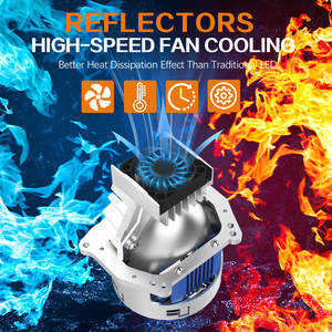 AKE TJ-A01 Low Beam 60w High Beam 70w Bi <strong>Led</strong> Projector Lens 3.0 7000K Bi Laser Beam 160w Bi <strong>Led</strong> Projector Biled Projector 3 Inch - Product Image 2