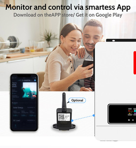 อินเวอร์เตอร์พลังงานแสงอาทิตย์ไฮบริด3KW กับ10KW ongrid DC AC กริดไทกับตัวรับสัญญาณ Wifi ป้องกันการโอเวอร์โหลด - Product Image 4