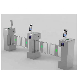 Tornello automatico della barriera dell'oscillazione con il controllo di accesso del codice a barre del biglietto dell'impronta digitale della carta di ID IC per le stazioni degli autobus delle sale espositive - Product Image 3