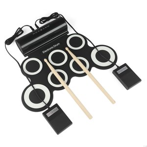 Roll Up Elektronische Trommel USB MIDI Ausgang Professional Programmierung Elektrische Drum Set