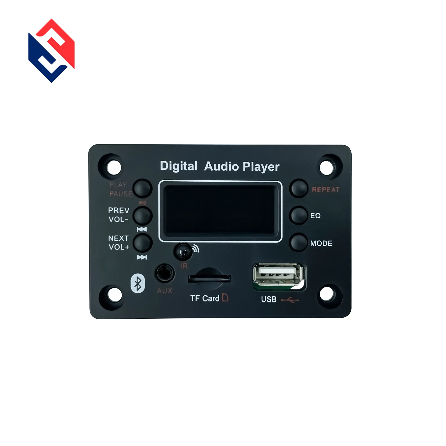 Răng Máy nghe nhạc MP3 Mô-đun giải mã giá tốt 5V 12V USB FM màu xanh xe cáp âm thanh Card âm thanh cho studio wharfdale Sub whooofer thẻ