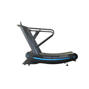 Vendita calda commerciale curvo tapis roulant macchina per la palestra Cardio Running manuale motorizzato Home Fitness attrezzature con Display LCD LED - Product Image 1