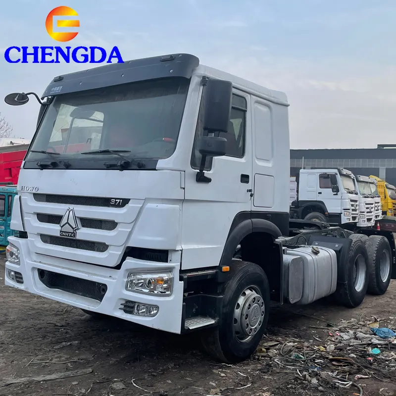 משמש סין Howo אירו 2 10 גלגלים 6 טרקטור משאית עם מחיר טוב