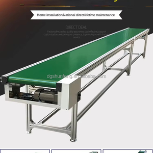 流水线用小型台式爬行机新型铝型材注塑快递物流带流线型输送带 - Product Image 2