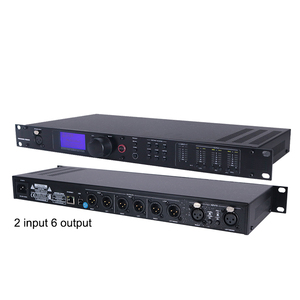 Karaoke professionale digital audio processorF 2 ingresso 6 uscita processore segnale audio digitale - Product Image 1