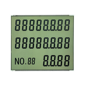 Passen Sie die reflektierende 3-stellige 28-PIN-LCD-Anzeige 7 Segment 3,3 V postitive LCD-Glasscheibe für den Energie zähler an - Product Image 4