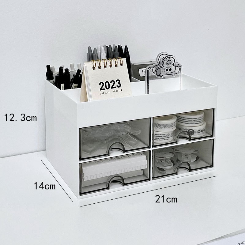 Four drawers, white
