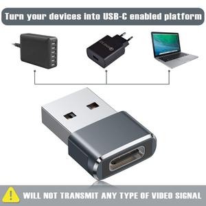 EONLINE USB C dişi USB erkek adaptör tip A şarj cihazı dönüştürücü Apple iWatch seyretmek serisi 7 8 SE, iPhone için 11 12 13 14 - Product Image 2