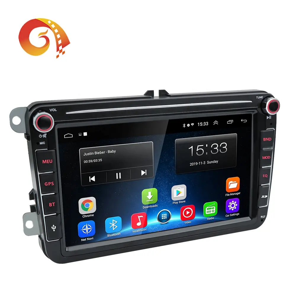 Original Dashboard Stereo Car Video Dvd Player Gps Radio For Volkswagen Golf 5 6