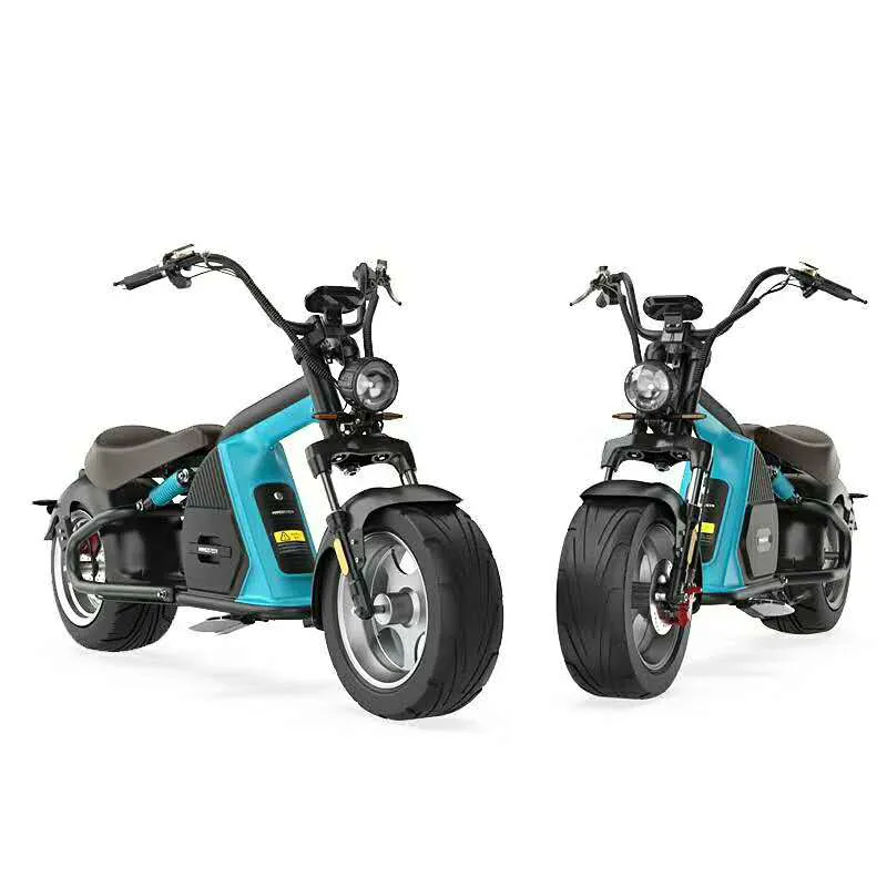 2024 60V 2000w 2 roda lebar ban lebar M8 skuter listrik untuk dijual