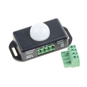 Interruptor de Sensor de movimiento PIR, Detector infrarrojo de CC de 12V, 24V, 6A, automático, ajustable, módulo de interruptor de luz para lámpara de tira LED - Product Image 2