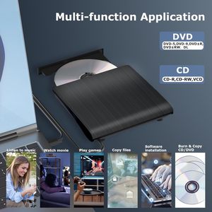 适用于苹果视窗10笔记本电脑的高速外置蓝光DVD驱动器便携式u盘3.0光盘3D蓝光播放器刻录机 - Product Image 5
