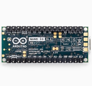 Arduino Nano 33 BLE Rev2 con intestazioni ABX00072 71 34 30 AI - Product Image 2