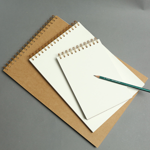 Stampa di fabbrica personalizzato A4 taccuini di scrittura a spirale bianco Sketchbook stampato personalizzato libro di scrittura taccuino - Product Image 5