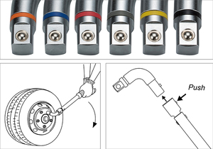 High Quality 1/2\&quot; L-Type Interchangeable Pre-Set Torque Wrench Customizable Steel Car Repair <strong>Tool</strong> <strong>Kit</strong> OEM Support - Product Image 2
