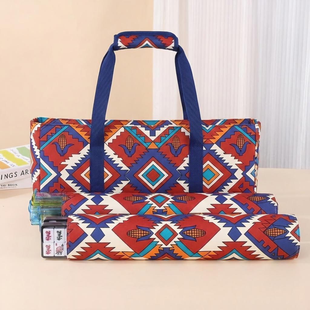 Southwest tribal style mahjong three-piece set