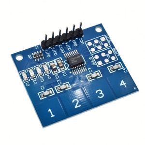 TTP224 4チャンネルデジタルタッチセンサー容量性スイッチモジュールボタン - Product Image 1