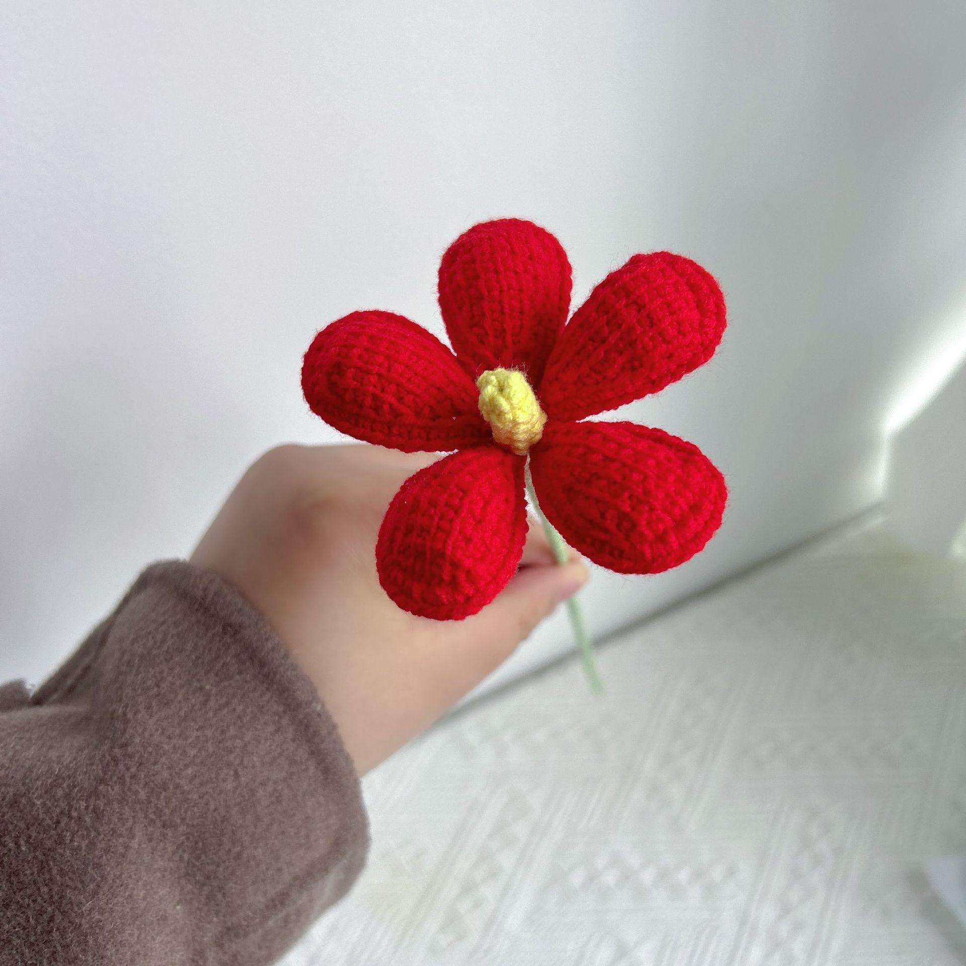 Bright red