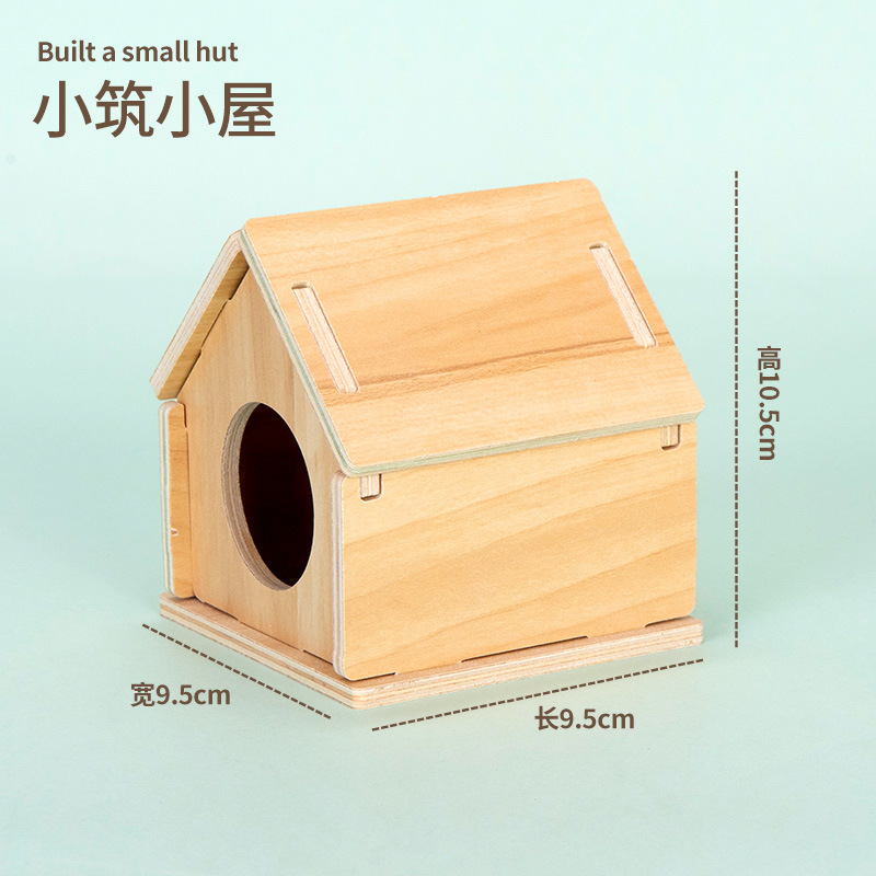 Solid wood cottage