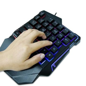 Trending New Portable Ultra Thin <strong>USB</strong> Wired <strong>Keyboard</strong> for Desktop Single-Handed 35 Keys <strong>Mini</strong> RGB Backlight Gaming <strong>Keyboards</strong> - Product Image 5