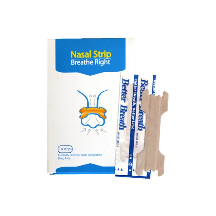 Wholesale New Products Anti Snoring Nasal Strip Sleep Aid Natural Disposable Nose Plaster