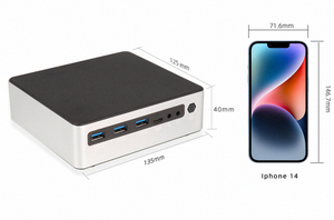 Mini PC Serie 2,5 CPU Atom C3558 C3758R C3808, 10G SFP +/G LAN/Consola/VGA, Qotom Mini Server/ Router Firewall - Product Image 5