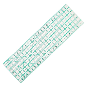 Nhà máy chuyên nghiệp 6 "x 24" vuông Acrylic Quilting may Cai Trị cho độ chính xác cắt và hàng thủ công quilting - Product Image 1