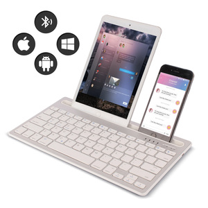 Silent <strong>Keyboard</strong> Bluetooth with Scissor Operation <strong>Keyboard</strong> Wireless Bluetooth New Plastic Design for Phone and Tablet Office Use