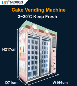 Cửa hàng bánh mì lạnh bánh mì nướng Máy bán hàng tự động cho bánh bánh mì Pháp Máy bán hàng tự động - Product Image 3